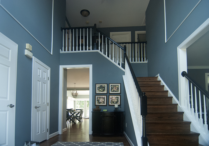 An addition kitchen and living room