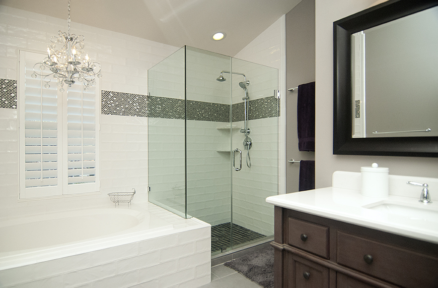 An addition kitchen and living room