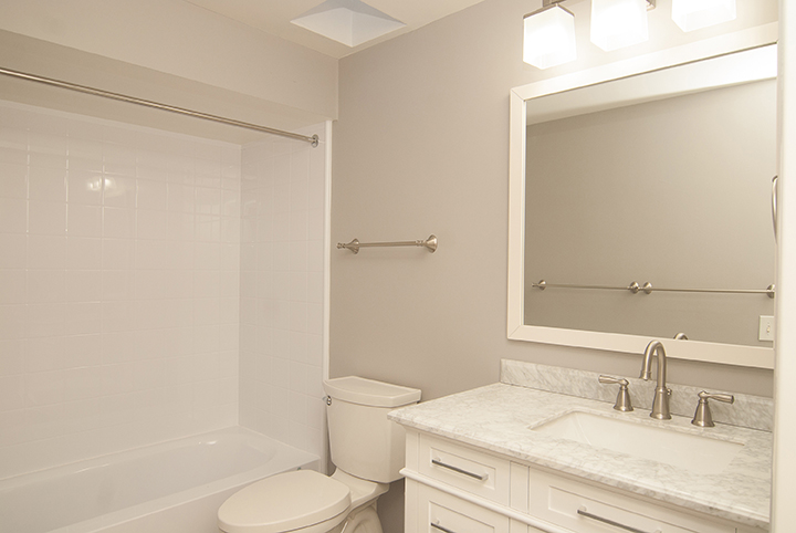 An addition kitchen and living room